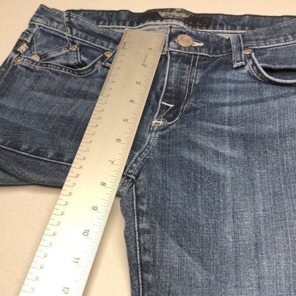 VINTAGE ROCK & REPUBLIC ANKLE CROP JEANS 28x25 🇺🇸 - Picture 8 of 13